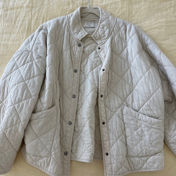 Z Supply Jackets & Coats Maya Knit Quilted Jacket By Z Supply